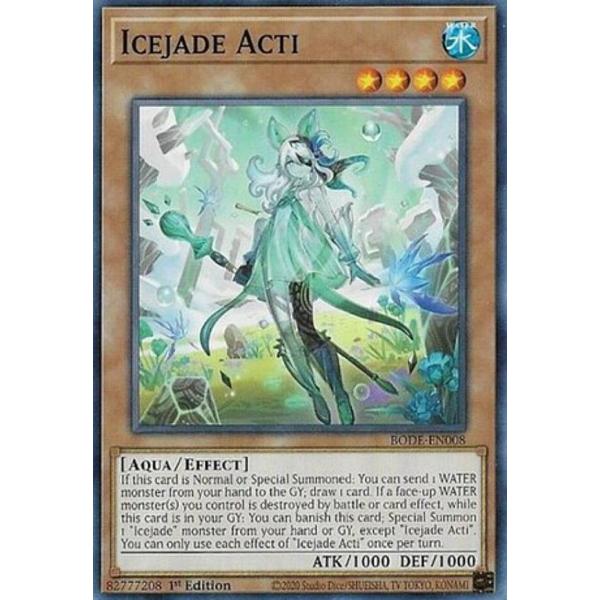 遊戯王 BODE-EN008 氷水のアクティ Icejade Acti (英語版 1st Editi...