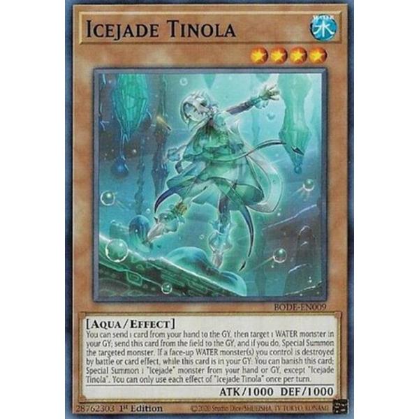 遊戯王 BODE-EN009 氷水のティノーラ Icejade Tinola (英語版 1st Ed...
