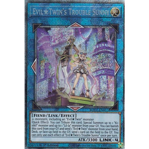遊戯王 BODE-EN051 トラブル・サニー Evil★Twin's Trouble Sunny ...