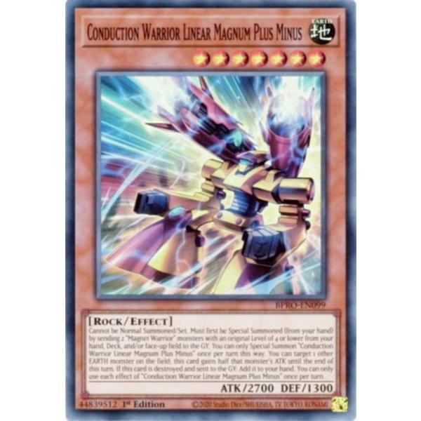 遊戯王 BPRO-EN099 超電導戦士 リニア・マグナム± (英語版 1st Edition スー...