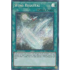 遊戯王 BROL-EN016 翼の恩返し Wing Requital (英語版 1st Edition シークレットレア) Brothers of Legend｜lead-netstore