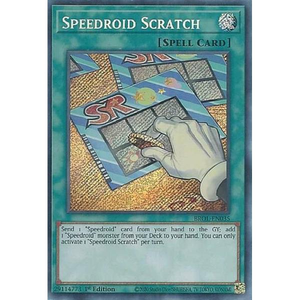遊戯王 BROL-EN035 ＳＲスクラッチ Speedroid Scratch (英語版 1st ...