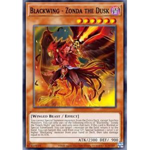 遊戯王 DABL-EN005 ＢＦ−刻夜のゾンダ Blackwing - Zonda the Dusk (英語版 1st Edition ノーマル) Darkwing Blast｜lead-netstore