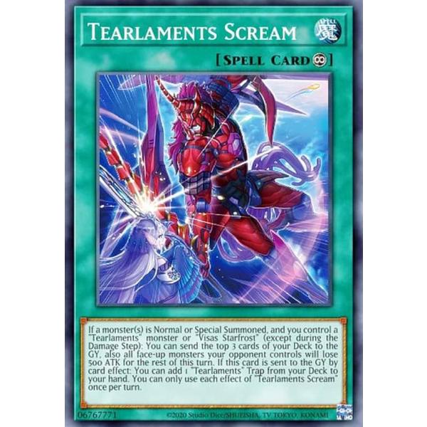 遊戯王 DABL-EN058 壱世壊を劈く弦声 Tearlaments Scream (英語版 1s...