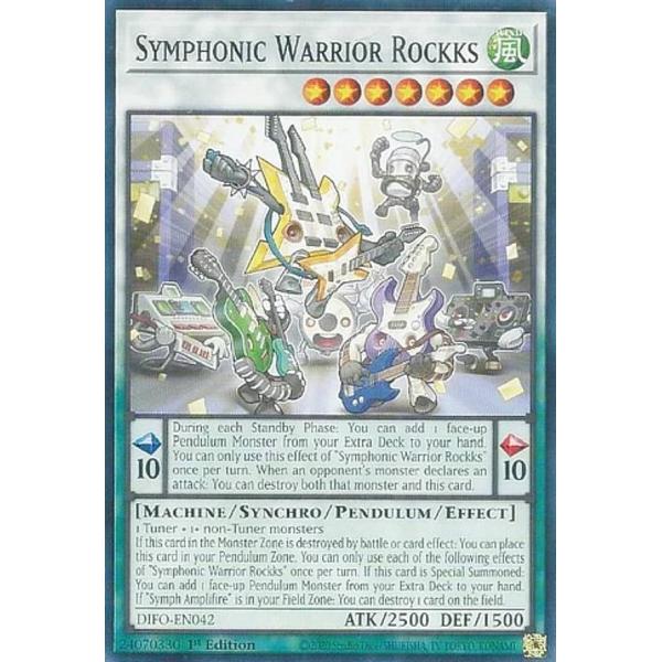 遊戯王 DIFO-EN042 音響戦士ロックス  Symphonic Warrior Rockks ...