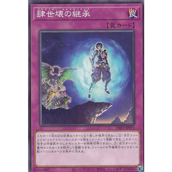 【プレイ用】 遊戯王 DIFO-JP075 肆世壊の継承 (日本語版 ノーマル) ディメンション・フ...