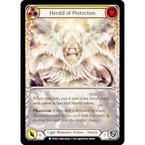 フレッシュ＆ブラッド DTD 015 Herald of Protection (R レア) Dus...