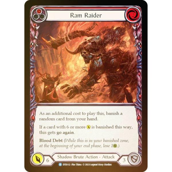 【レインボー・FOIL】フレッシュ＆ブラッド DTD 112 Ram Raider (R レア) D...