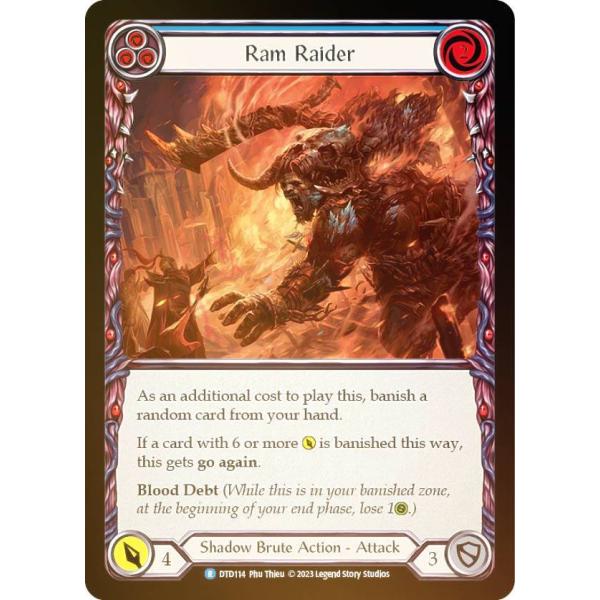【レインボー・FOIL】フレッシュ＆ブラッド DTD 114 Ram Raider (R レア) D...