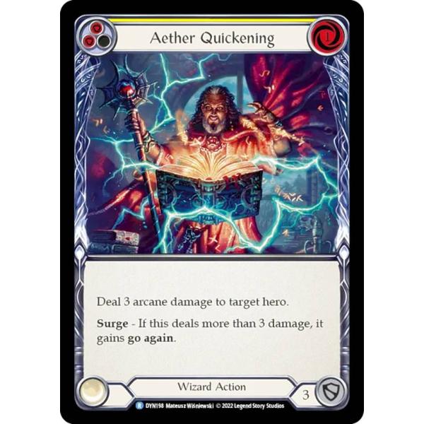 フレッシュ＆ブラッド DYN 198 Aether Quickening (R レア) Dynast...