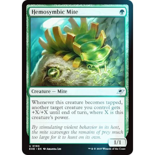 【FOIL】マジックザギャザリング EOE EN 0190 血液共生のダニ (英語版 アンコモン) ...