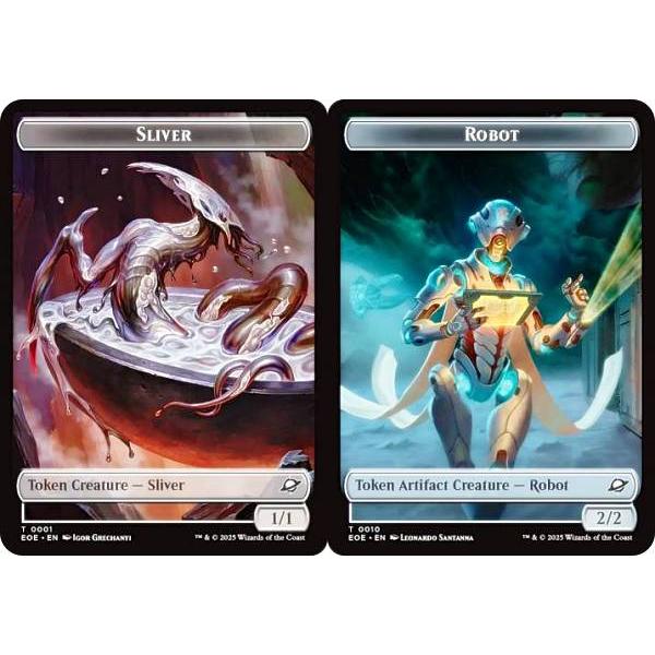 マジックザギャザリング EOE EN 0001/0010 スリヴァー/ロボット (英語版 トークン)...