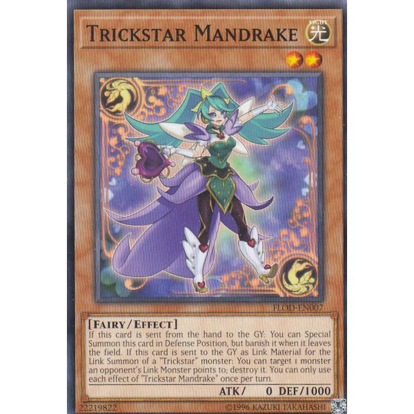 遊戯王 FLOD-EN007 トリックスター・マンドレイク Trickstar Mandrake(英...