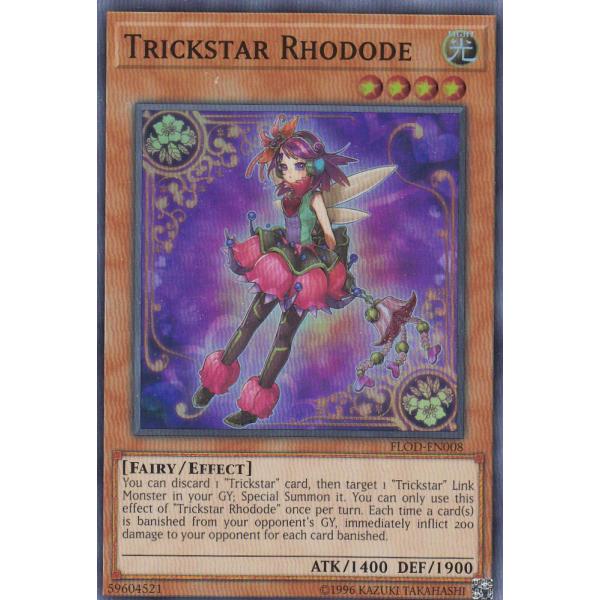 遊戯王 FLOD-EN008 トリックスター・シャクナージュ Trickstar Rhodode(英...