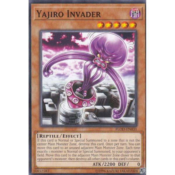 遊戯王 FLOD-EN031 ヤジロベーダー Yajiro Invader(英語版 1st ノーマル...