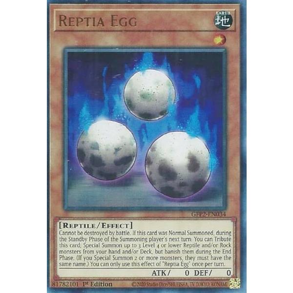 遊戯王 GFP2-EN034 レプティア・エッグ Reptia Egg (英語版 1st Editi...