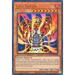 遊戯王 HAC1-EN008 溶岩魔神ラヴァ・ゴーレム Lava Golem (英語版 1st Edition ウルトラレア) 【海外品 小傷がある場合もございます】｜lead-netstore