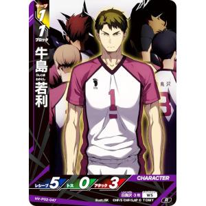 ハイキュー!! バボカ!! BREAK HV-P02-047 牛島 若利 (R レアバボ) ブースターパック 最強の挑戦者