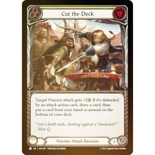 【レインボー・FOIL】フレッシュ＆ブラッド HVY 107 Cut the Deck (R レア)...