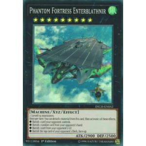遊戯王 INCH-EN052 幻子力空母エンタープラズニル Phantom Fortress Enterblathnir (英語版 1st Edition スーパーレア)The Infinity Chasers