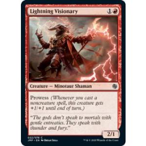 マジックザギャザリング JMP EN 022 Lightning Visionary (英語版 コモ...