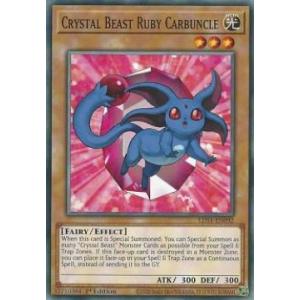 遊戯王 LDS1-EN092 宝玉獣 ルビー・カーバンクル Crystal Beast Ruby C...