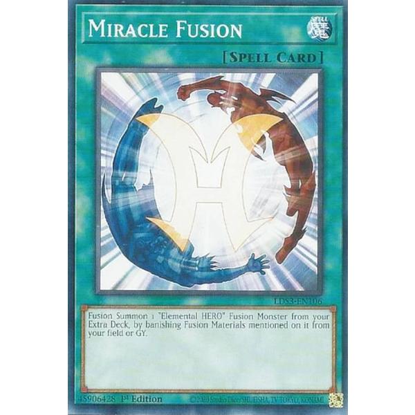 遊戯王 LDS3-EN106 ミラクル・フュージョン Miracle Fusion (英語版 1st...