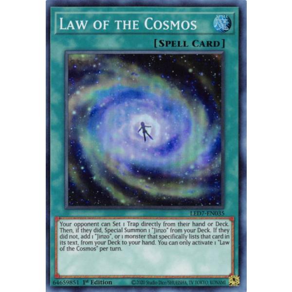 遊戯王 LED7-EN035 宇宙の法則 Law of the Cosmos (英語版 1st Ed...