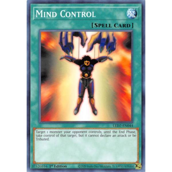 遊戯王 LED7-EN044 精神操作 Mind Control (英語版 1st Edition ...