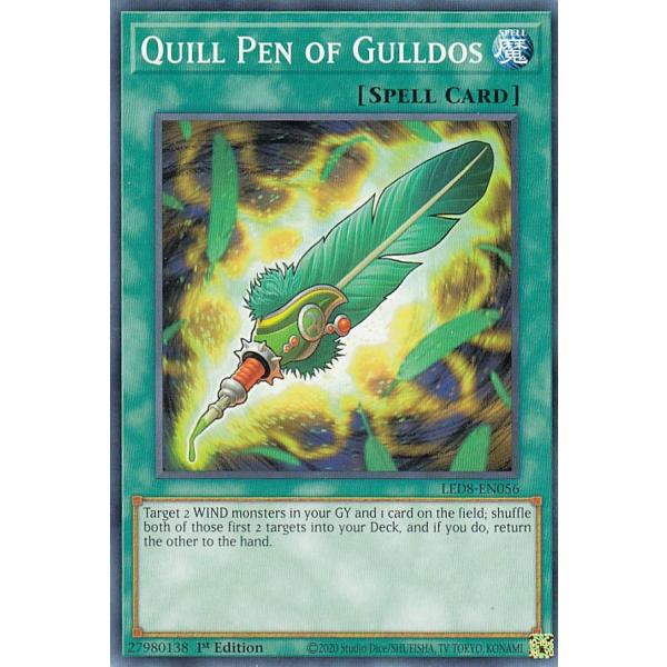 遊戯王 LED8-EN056 ガルドスの羽根ペン Quill Pen of Gulldos (英語版...