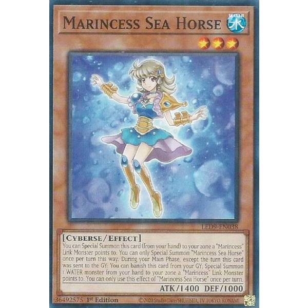 遊戯王 LED9-EN038 海晶乙女シーホース Marincess Sea Horse (英語版 ...