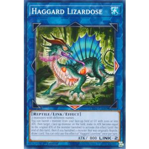遊戯王 LEDE-EN089 Haggard Lizardose (英語版 1st Edition ノーマル) Legacy of Destruction