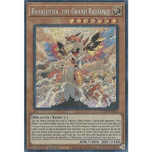 遊戯王 LIOV-EN023 光の天穿バハルティヤ Bahalutiya, the Grand Ra...