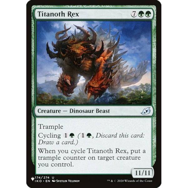 マジックザギャザリング IKO Titanoth Rex (日本語版 アンコモン) The List...