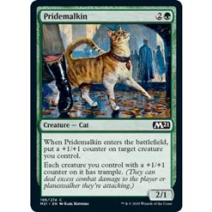 マジックザギャザリング M21 EN 196 誇り猫 (英語版 コモン) 基本セット2021 Core Set (MTG)