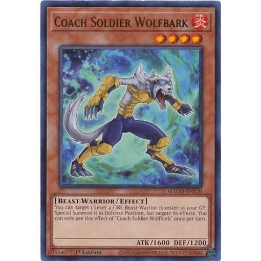 遊戯王 MAGO-EN120 熱血獣士ウルフバーク Coach Soldier Wolfbark (...