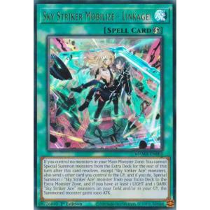 遊戯王 MAMA-EN003 閃刀起動−リンケージ Sky Striker Mobilize - Linkage! (英語版 1st Edition ウルトラレア) Magnificent Mavens｜lead-netstore