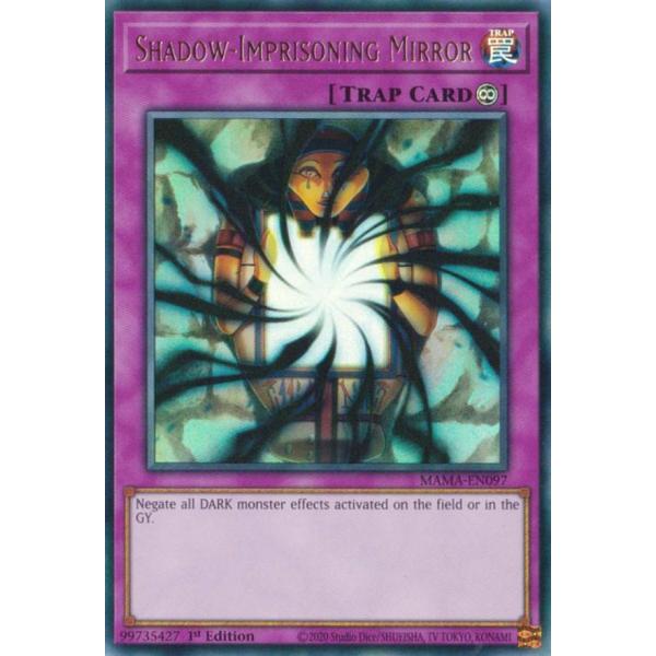遊戯王 MAMA-EN097 暗闇を吸い込むマジック・ミラー Shadow-Imprisoning ...