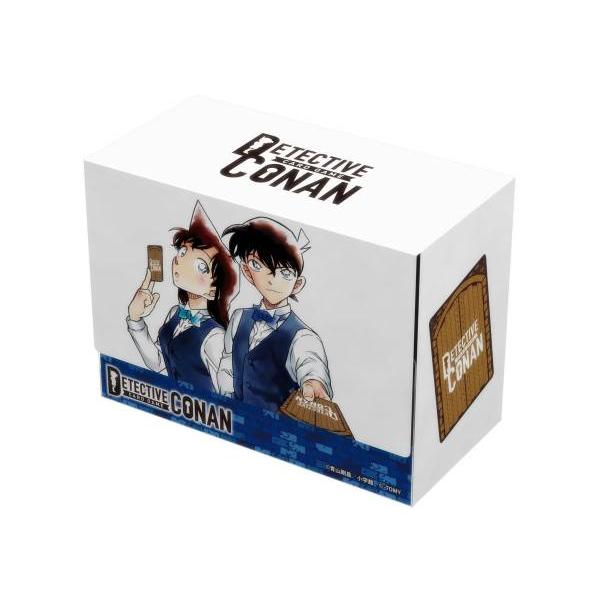 名探偵コナンTCG [青山剛昌先生 線画イラスト 工藤新一＆毛利蘭/デッキケース：1個のみ] スペシ...