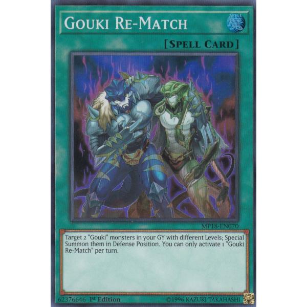 遊戯王 MP18-EN070 剛鬼再戦 Gouki Re-Match (英語版 1st Editio...