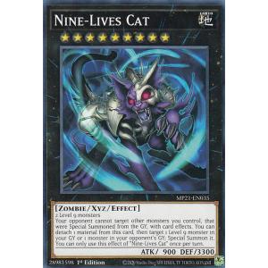 遊戯王 MP21-EN035 九魂猫 Nine-Lives Cat (英語版 1st Edition ノーマル) 2021 Tin of Ancient Battles Mega Pack