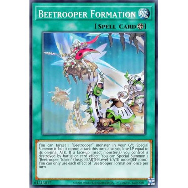 遊戯王 MP22-EN178 騎甲虫隊戦術機動 Beetrooper Formation (英語版 ...