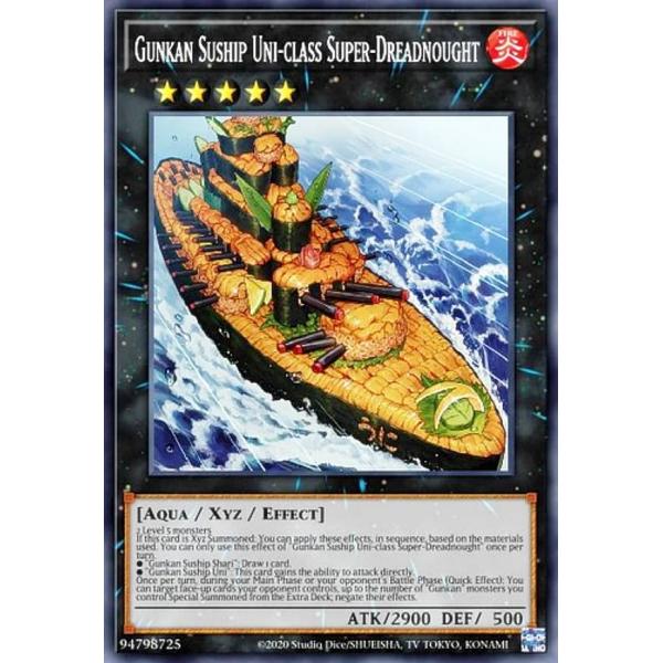 遊戯王 MP22-EN214 超弩級軍貫−うに型二番艦 Gunkan Suship Uni-clas...