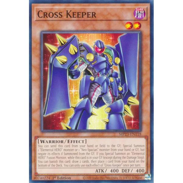 遊戯王 MP23-EN118 クロス・キーパー (英語版 1st Edition ノーマル)