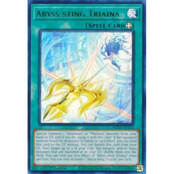遊戯王 MP25-EN253 アビスティング−トリアイナ (英語版 1st Edition ウルトラ...
