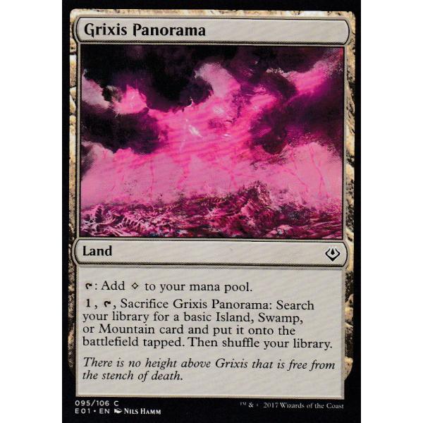 マジックザギャザリング MTG E01 EN 095 グリクシスの全景 Grixis Panoram...