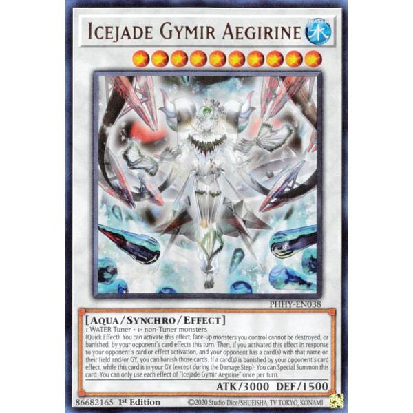 遊戯王 PHHY-EN038 氷水啼エジル・ギュミル Icejade Gymir Aegirine ...