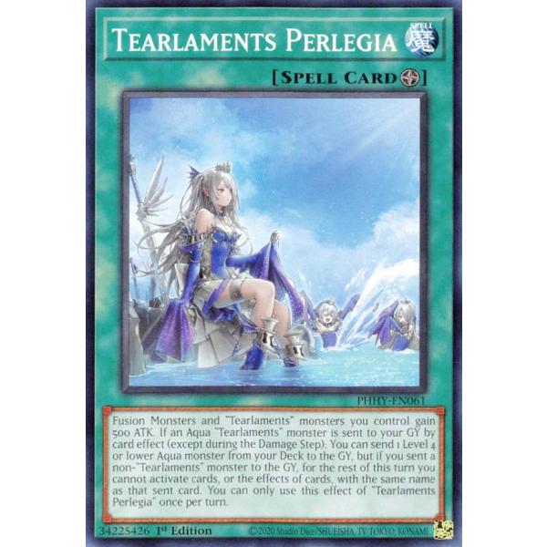 遊戯王 PHHY-EN061 嫋々たる漣歌姫の壱世壊 Tearlaments Perlegia (英...