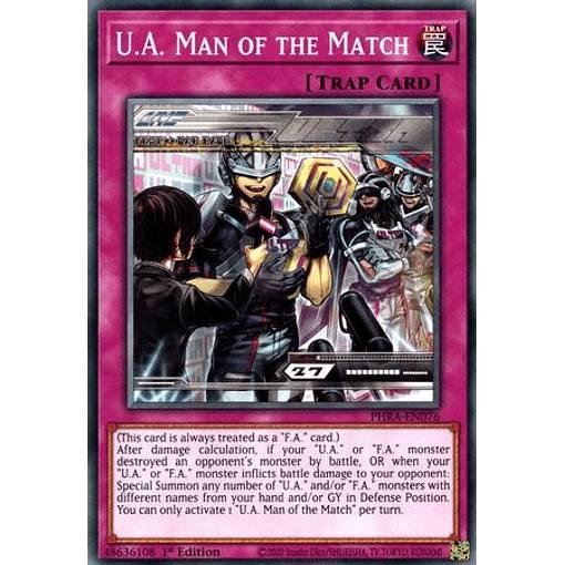 遊戯王 PHRA-EN076 Ｕ．Ａ．マン・オブ・ザ・マッチ U.A. Man of the Mat...