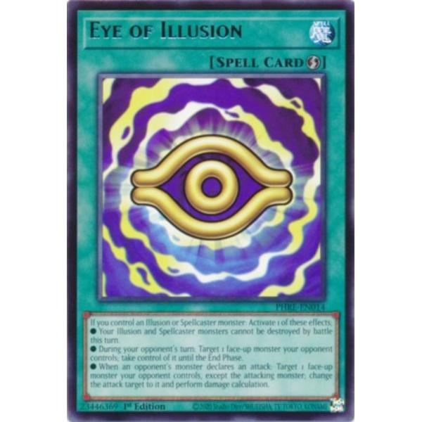 遊戯王 PHRE-EN014 幻惑の眼 (英語版 1st Edition レア) Phantom R...